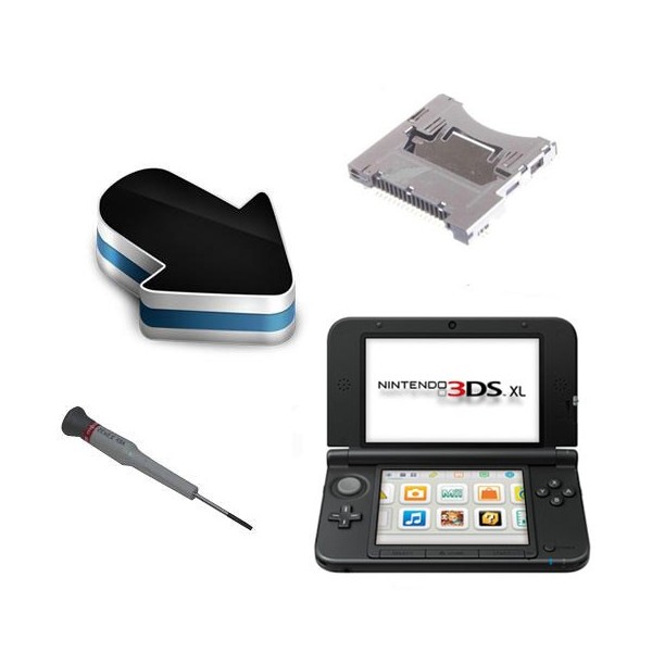 Réparation lecteur carte slot 1 Nintendo 3DS XL - DS, Lite, DSi, XL, 3DS, Wii