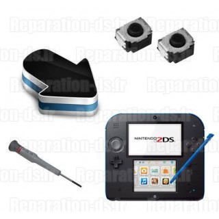 Réparation bouton L & R gachette Nintendo 2DS 