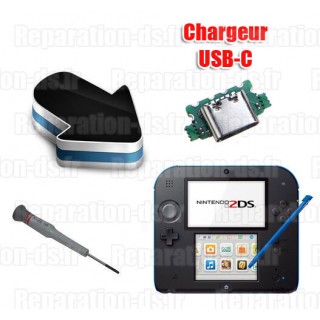 Modification chargeur USB-C Nintendo 2DS